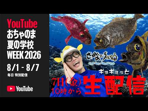 M!LKさま撮影裏話!自由研究!しりとりチャレンジ!ギョギョッと盛りだくさんな夏休み生配信SP!!【おちゃのま】