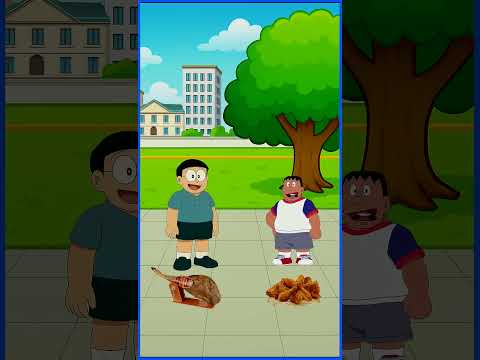 Nobita vfa chaien ăn gì để thành 6 múi #doraemon #nobita #hoathinh #cartoon #funny #games