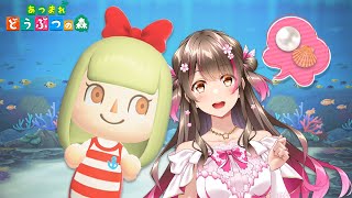 【あつ森】アプデ後に真珠が出やすくなった説を検証したい！カウントしながら素潜りしまくるよ【あつまれどうぶつの森】
