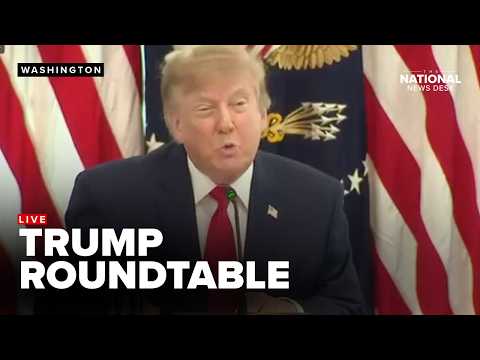 President Trump participates <strong>in</strong> <strong>a</strong> Roundtable