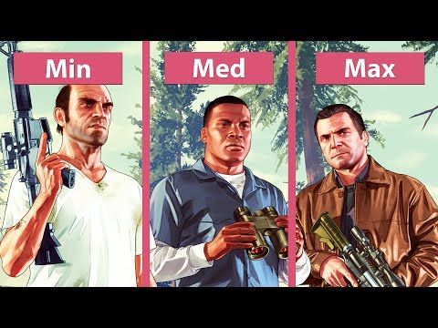 Grand Theft Auto 5 / GTA 5 – PC Min vs. Med vs. Max Graphics Comparison [WQHD|1440p] - UCy1-UfHBaFlQHDLNU9lYiyQ