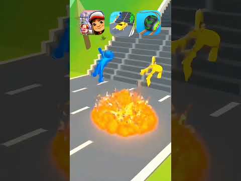 Run Psycho meme 🗿 with Subway Surf & Shape Shifting & Going Balls #meme #memes #shorts