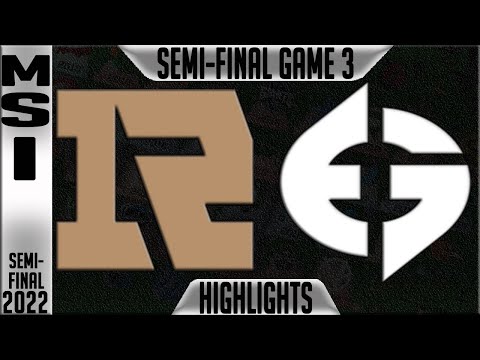 RNG vs EG Highlights Game 3 | MSI 2022 Semi-final | Royal Never Give Up vs Evil Geniuses G3