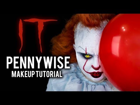 IT - PENNYWISE | HALLOWEEN COSTUME MAKEUP TUTORIAL - UCOtoxvHLKrIlWbt4MRBWfbQ