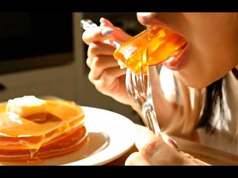もしもパンケーキがガラスだったら？透明な朝食作り#ASMR #satisfying #cooking #glassart #pancake #CGI #音フェチ #ガラス #パンケーキ #咀嚼音