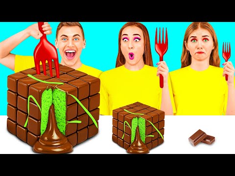 Velký, Střední a Malý Talířová Výzva | Zábavná Kuchyňská Bitva TeenTeam Challenge