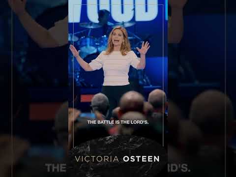 The Battle is the Lord's  Victoria Osteen  Lakewood Church   #Shorts