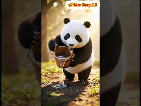 🌱 The Panda and the Grape Seed 😭🐼 Heart Touching Motivational Story #ai #baby #panda #grape