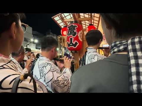 鷹山の日和神楽が八阪神社御旅所にて奉納　祇園祭後祭宵山にて　2025年7月23日 サムネイル