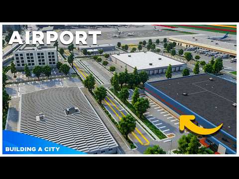 Cargo Terminal & Warehouses - Airport - Building A City #180 [Minecraft Timelapse]