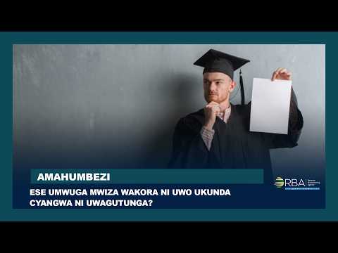 Ese umwuga mwiza wakora <strong>ni</strong> uwo ukunda cyangwa <strong>ni</strong> uwagutunga? || #Amahumbezi #GaniraNUrungano
