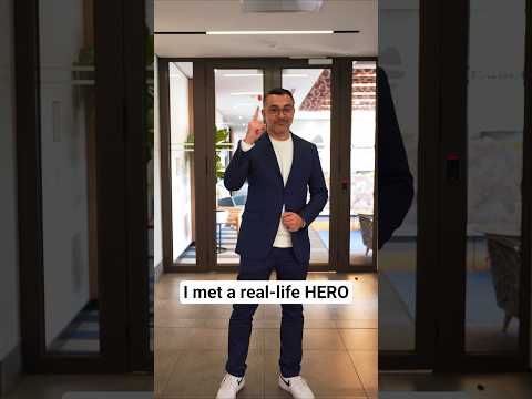 I met a real-life HERO 🤯