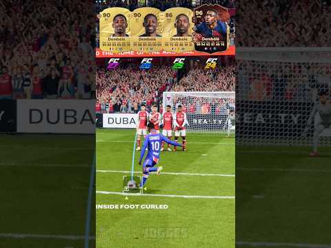 FC 27 - FC 24 Ousmane Dembélé Freekick Evolution 🇫🇷👑 #eafc27 #fc27 #shorts