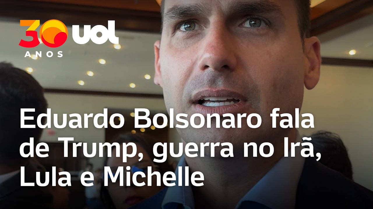 Trump guerra no Irã Lula e Michelle Veja entrevista completa de Eduardo Bolsonaro