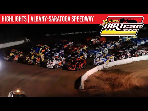 Super DIRTcar Series Big Block Modifieds Albany-Saratoga Speedway June 24, 2022 | HIGHLIGHTS - dirt track racing video image