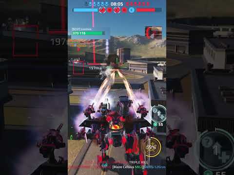 Entire streak: #Vulcan survives Atlas encounter during #LivingLegend #warrobots War Robots #gaming