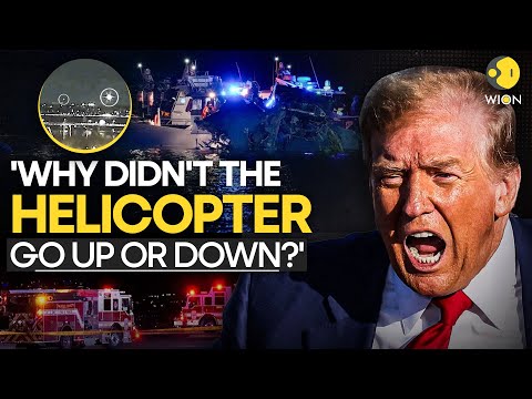 Washington DC Plane Crash LIVE: Trump Lashes Out At Army Over American Airlines Deadly Crash | WION