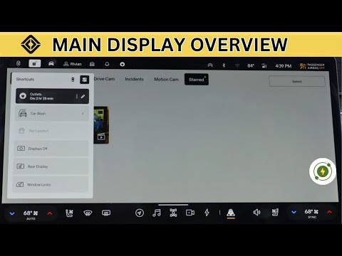 Rivian Main Display | User Interface Overview