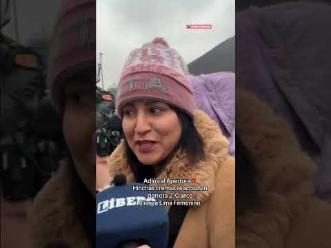 HINCHAS CREMAS 🗣️🔥 REACCIONAN TRAS DURA DERROTA ANTE ALIANZA LIMA 🔵 | Líbero