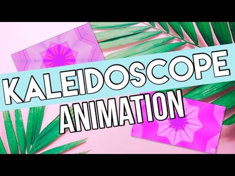 Pink Kaleidoscope Animation Footage
