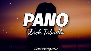 Pana - Zack Tabudlo (Lyrics)