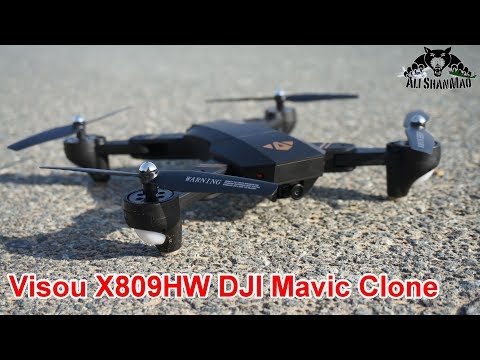 DJI Mavic Clone Visou X809HW Altitude hold wide angle Camera Drone - UCsFctXdFnbeoKpLefdEloEQ