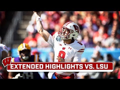 Reliaquest Bowl Wisconsin Vs Lsu Extended Highlights Jan Bvm Sports