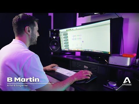 B Martin Recording Vocals with Duet 3