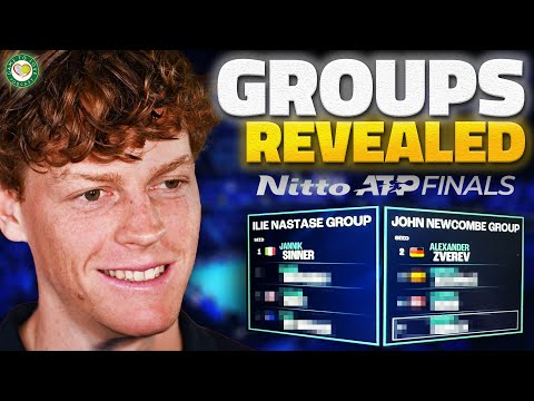 Groups REVEALED! ✅ | ATP Tour Finals 2024 | GTL Tennis News