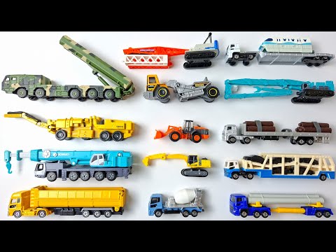 Trucks for Kids - Construction Vehicle Names for Kids 🚚🏗️ | Cranes, Dump Truck and More