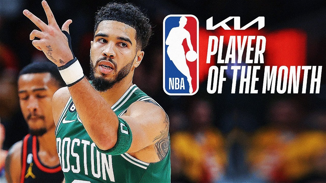 Jayson Tatum Named Kia NBA Eastern Conference Player Of The Month ☀