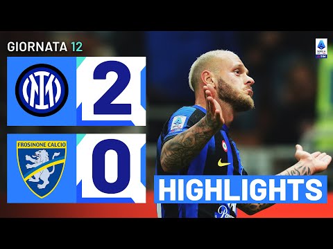 INTER-FROSINONE 2-0 | HIGHLIGHTS | 12ª GIORNATA | SERIE A TIM 2023/24