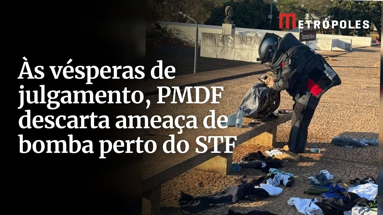Às vésperas de julgamento, PMDF descarta ameaça de bomba perto do STF