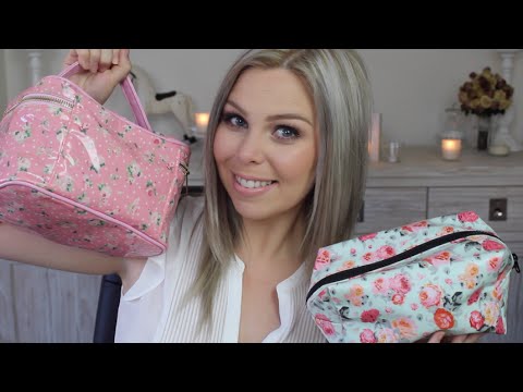 What's in my Travel Makeup Bag! Crystal Conte - UChplUdodMCdfZfmTQbRhNWw