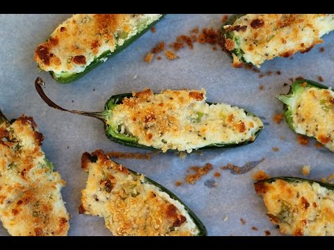 Appetizer Recipe: Three Cheese Jalapeno Poppers by CookingForBimbos.com - UC_WMyJMgMjKQod3FILMmw7g