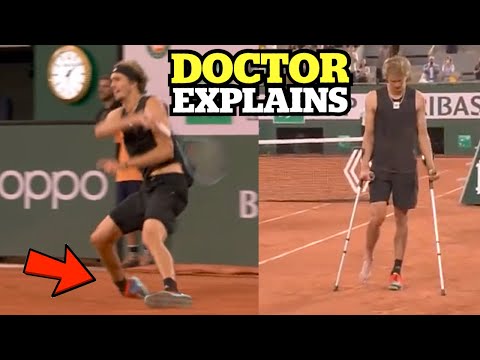 Alexander Zverev Suffers Painful Ankle Injury vs Nadal - Doctor Explains