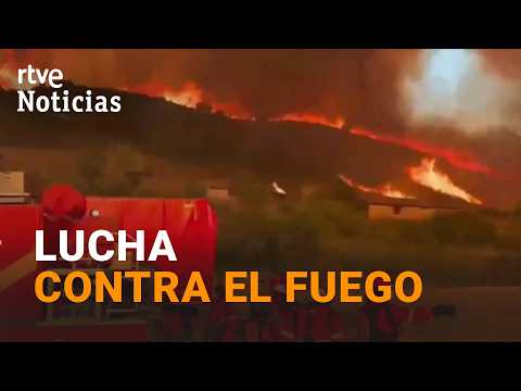 Desalojadas cinco localidades de Aragón por un incendio que avanza sin control | RTVE Noticias