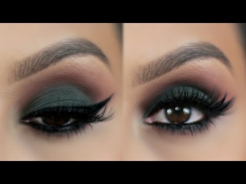 OLIVE GREEN SMOKEY EYE MAKEUP TUTORIAL | BEAUTYYBIRD - UCBc5MfHtsqVcT5E9A44LOvw