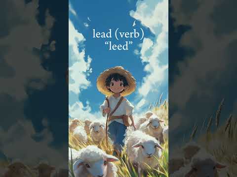 lead vs. lead #esl #pronunciation #english #learnenglish #noun #verb #vowels #longvowels #words