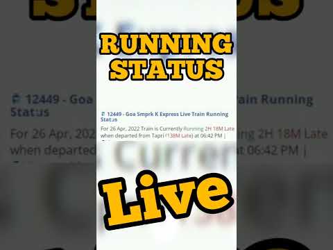 12449 - Goa Smprk K Express Live Train Running Status