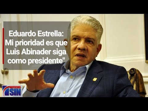 Entrevista al presidente del Senado, Eduardo Estrella