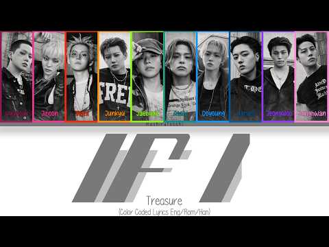 Treasure - If I (Updated) Color Coded Lyrics (Eng)