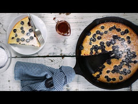 Oven-Baked Blueberry Pancake- Everyday Food with Sarah Carey