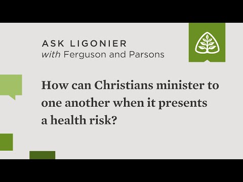 How can Christians continue to minister to one another when large gatherings present a health risk?
