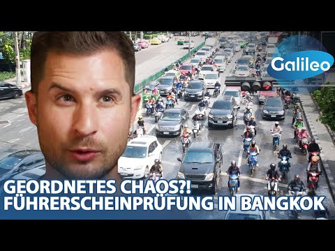 Geordnetes Chaos oder wildes Durcheinander? Führerscheinprüfung in Bangkok!