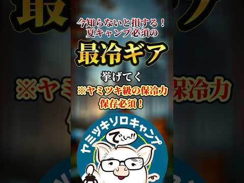 今知らないと損する！夏キャンプで絶対得する最強ギア挙げてく。　#キャンプギア #おすすめ #保存