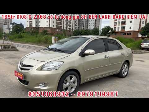 165tr VIOS 2008 G SỐ TỰ ĐỘNG GIÁ SH BỀN LÀNH ALO 0354368932