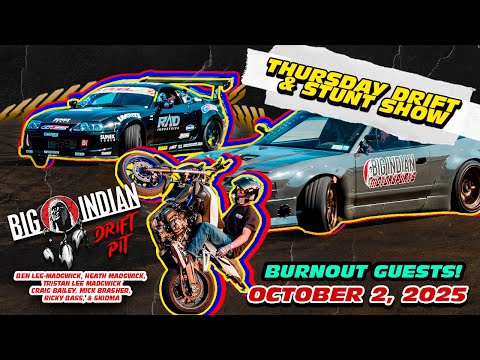 Drift & Stunt Show Thursday October 2, 2025