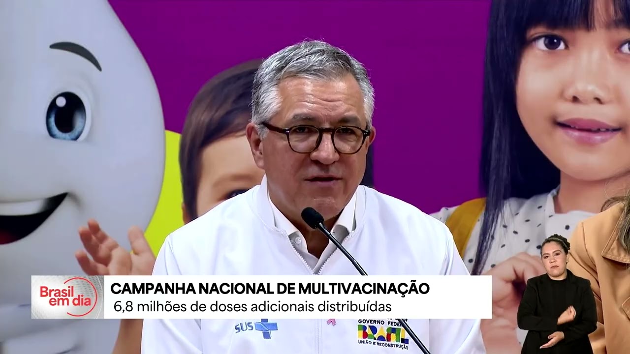 Campanha de multivacinação terá 68 milhões de doses distribuídas