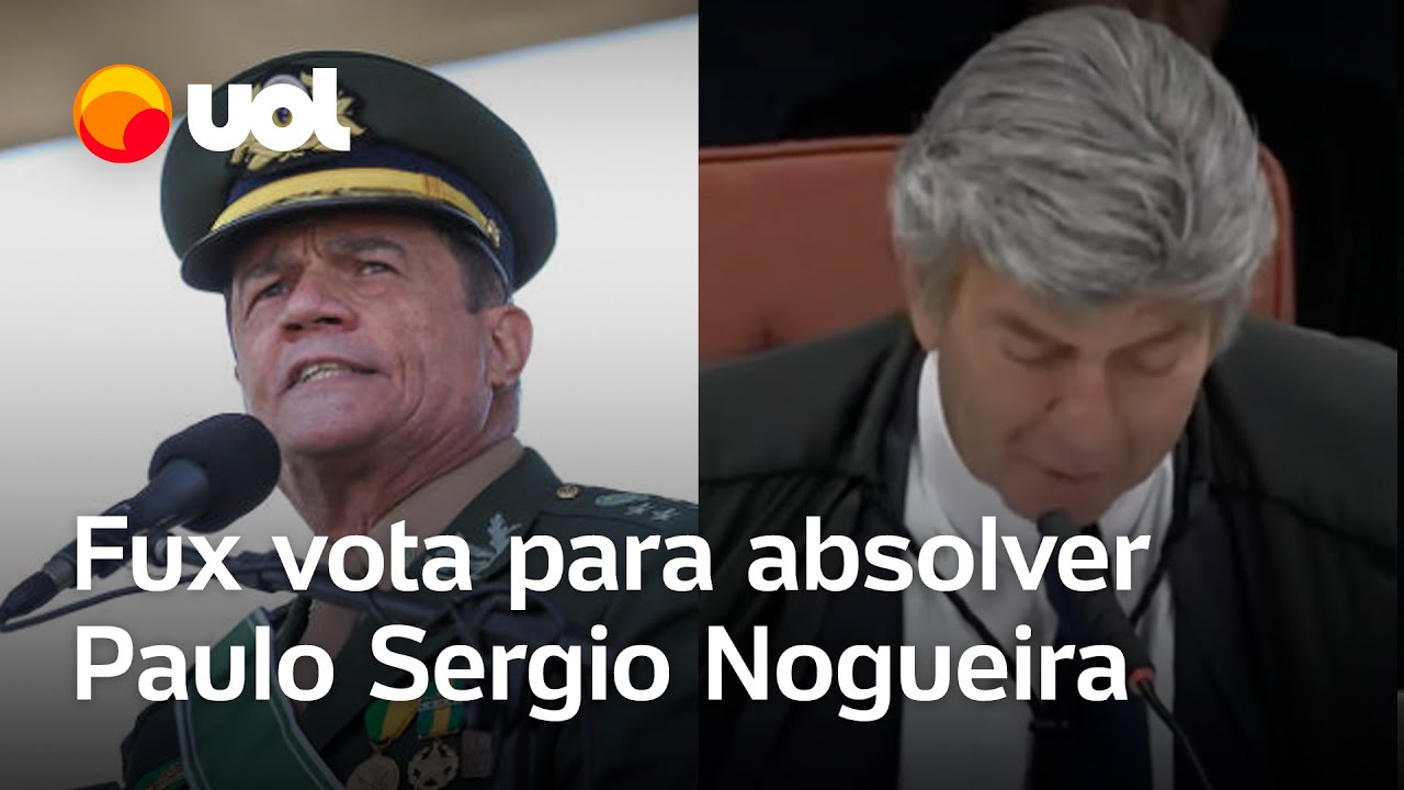 Fux vota para absolver Paulo Sergio Nogueira de todos os crimes os quais foi acusado veja